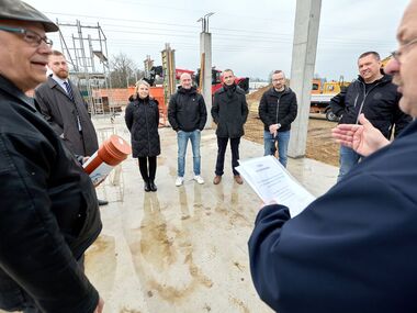 Grundsteinlegung war am 14.04.2026