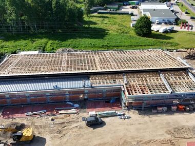 Beginn der Dachdeckerarbeiten am 16.06.2026